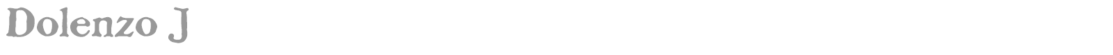 Dolenzo font preview